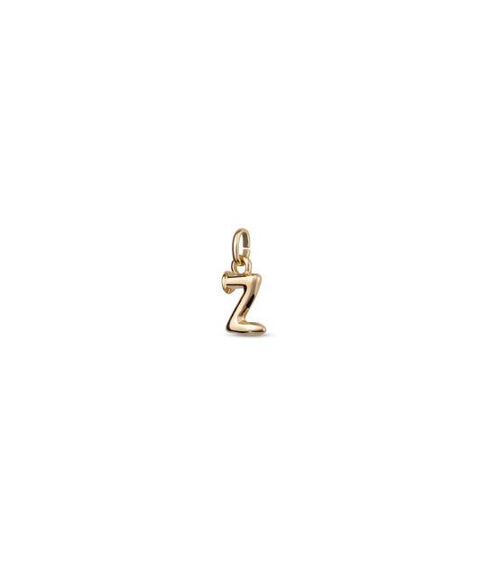 Charm letra Z pequeña en oro 18k